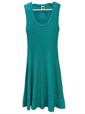 Missoni Teal Blue Knit Dress Size IT 42 US 6